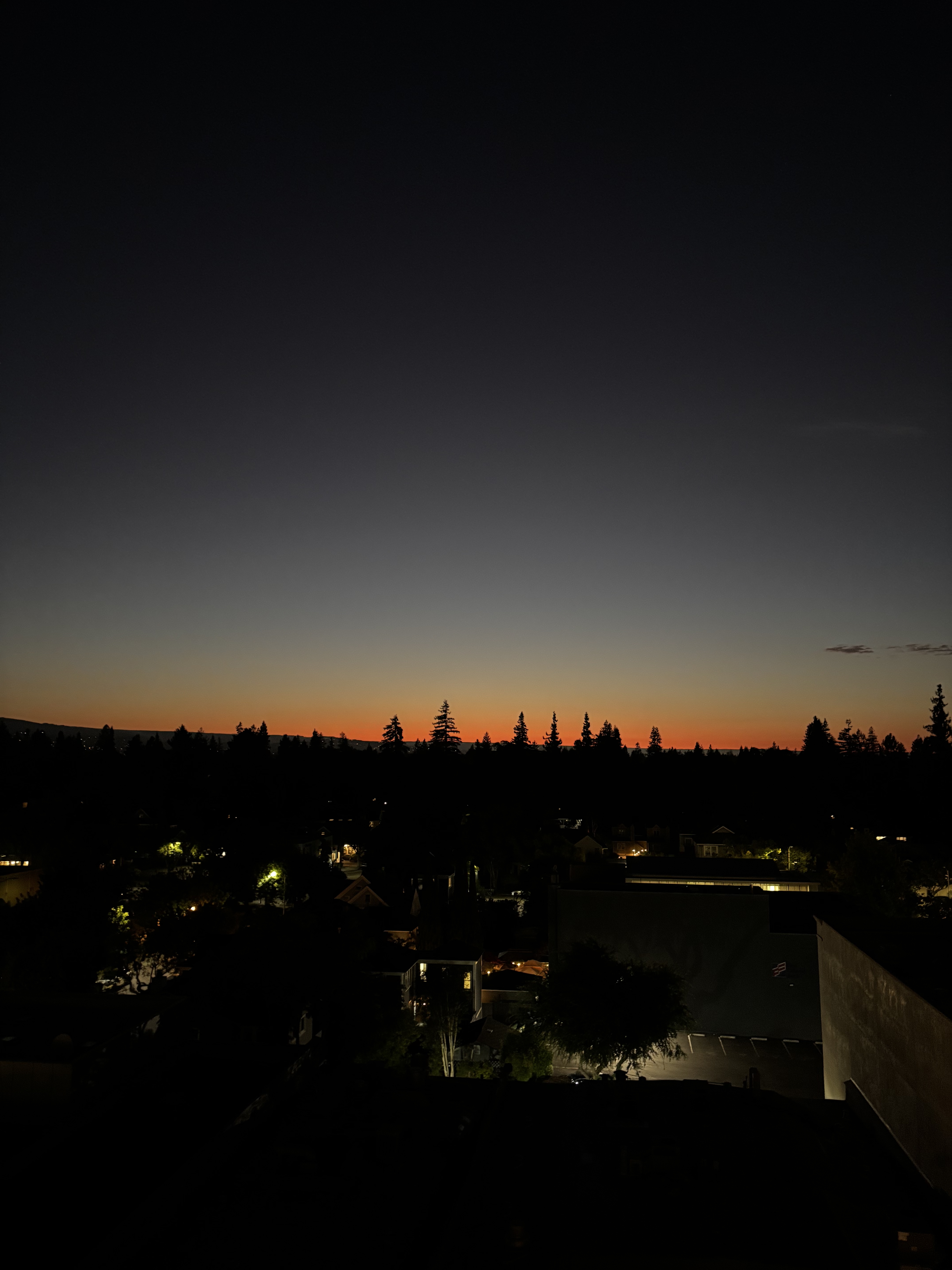 Sunset in Palo Alto